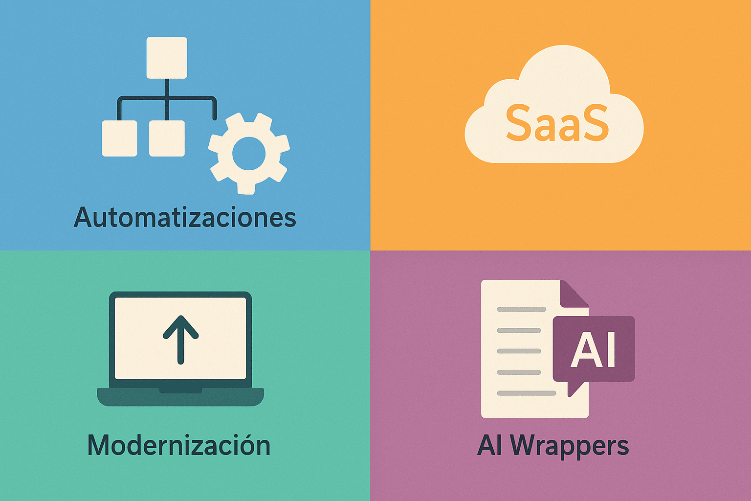 4 tipos de proyectos con IA que veo que más se necesitan (y que puedes desarrollar hoy)